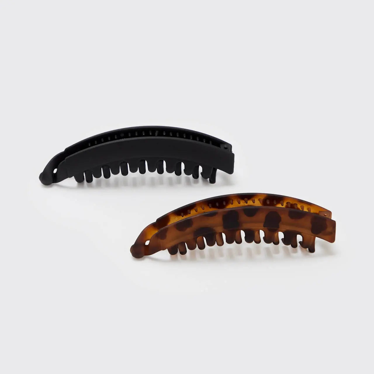 Plastic Banana Hair Clips